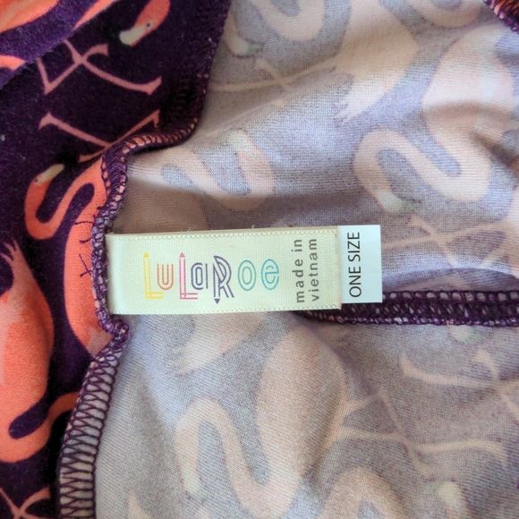 LuLaRoe Flamingo Leggings - Picture 4 of 4